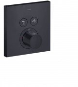 Термостат для душу Hansgrohe Axor ShowerSelect 2 споживача чорний 36715350