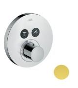 Термостат для душа Hansgrohe Axor ShowerSelect 2 потребителя золото 36723930