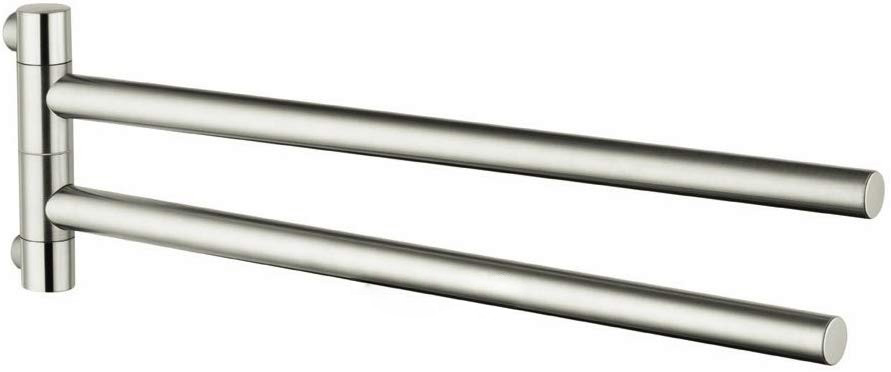 Держатель для полотенец Hansgrohe Axor Starck двойной шлифованный никель 40820820