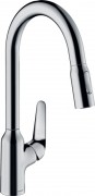 Смеситель для кухни Hansgrohe Focus M42 220 с вытяжным душем 2jet sBox хром 71820000