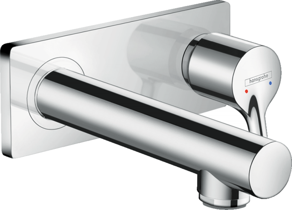 Смеситель для раковины настенный Hansgrohe Talis S однорычажный хром 72110000