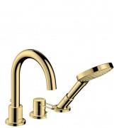 Змішувач для ванни Hansgrohe Axor Uno на 3 отвори золото 38436930
