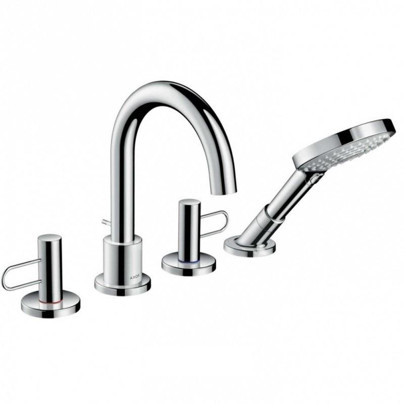 Смеситель для ванной Hansgrohe Axor Uno на 4 отверстия хром 38445000