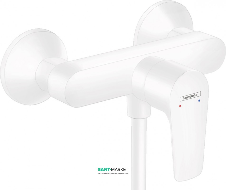 Змішувач для душа Hansgrohe Talis E змішувач білий матовий 71760700