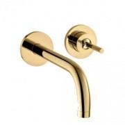 Смеситель для раковины Hansgrohe Axor Uno настенный золото 38113930