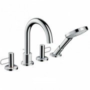Смеситель для ванной Hansgrohe Axor Uno на 4 отверстия хром 38445000
