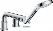 Смеситель для ванной Hansgrohe Talis S однорычажный на край ванны на 3 отверстия хром 72416000