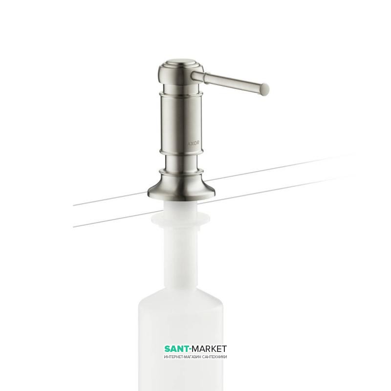 Диспенсер для рідкого мила Hansgrohe Axor Montreux виразний нержавіюча сталь 42018800