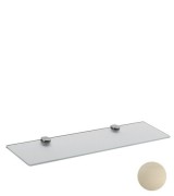 Полочка для ванной Hansgrohe Axor Uno стекло/шлифованный никель 41550820