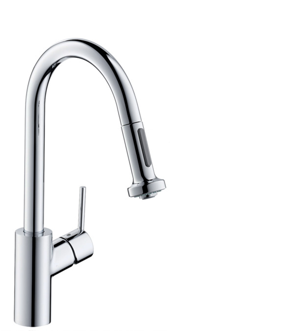 Смеситель для кухни Hansgrohe Talis M52 220 Eco 2jet с вытяжным изливом однорычажный 72831000
