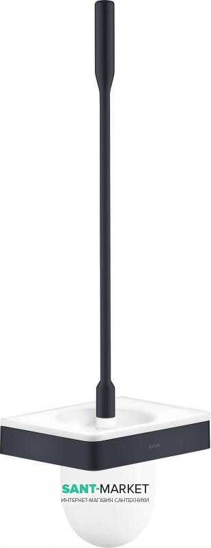 Йоржик для унітазу Hansgrohe Axor Universal Accessories настінний чорний 42835350