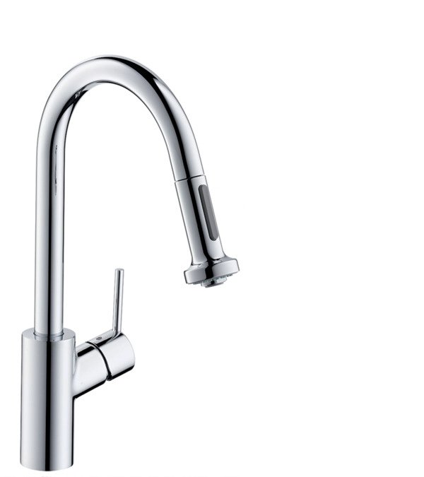 Смеситель для кухни Hansgrohe Talis M52 220 Eco 2jet с вытяжным изливом однорычажный 72831000