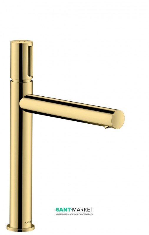 Смеситель для раковины Hansgrohe Axor Uno Select однорычажный золото 45013930
