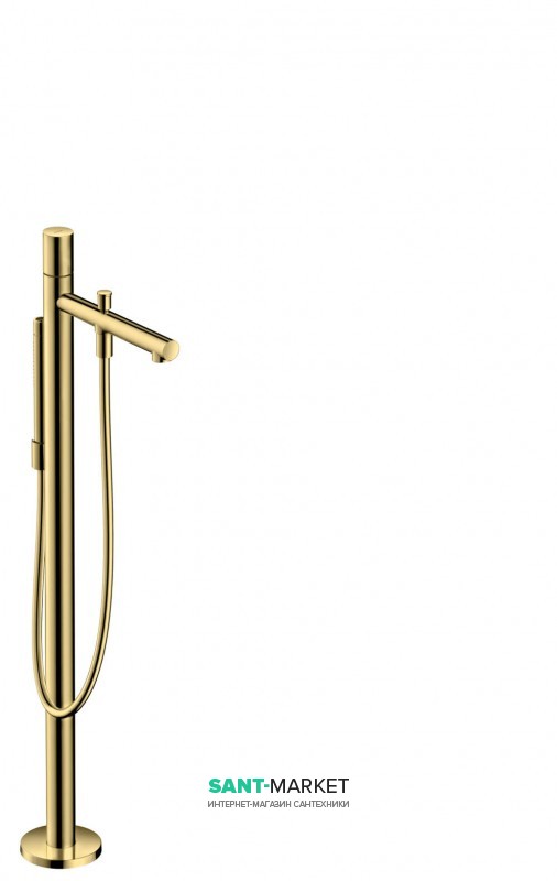 Змішувач для ванни Hansgrohe Axor Uno підлоговий золото 45416930