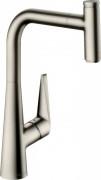 Змішувач для кухні Hansgrohe Talis Select M51 300 1jet sBox з витяжним виливом змішувач сталь 73853800