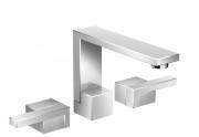Змішувач для раковини Hansgrohe Axor Edge на 3 отвори з алмазної огранюванням 46051000