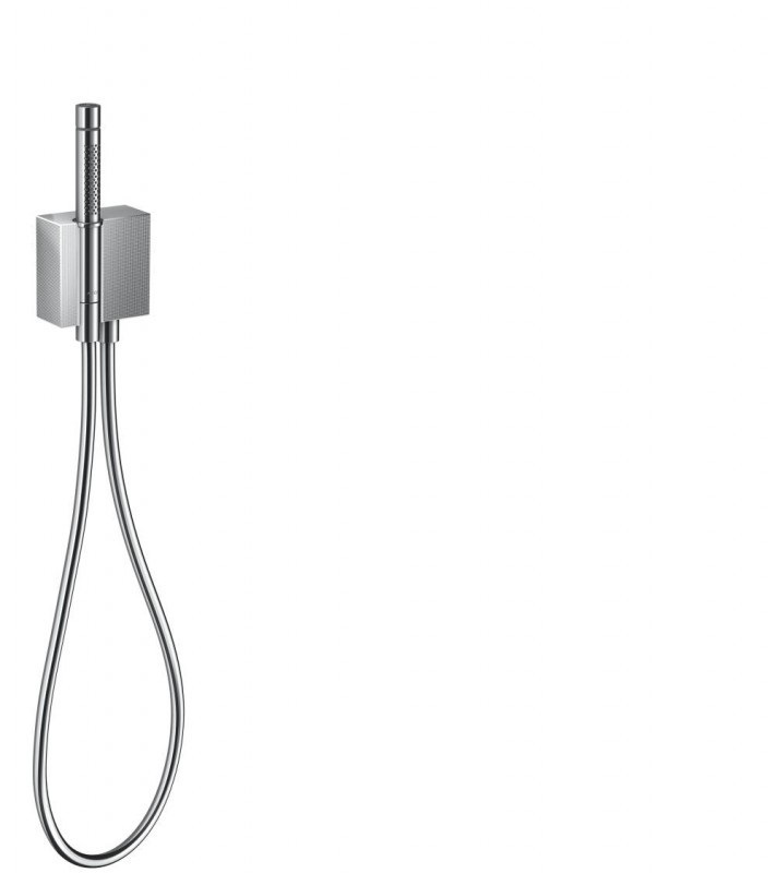 Душевой набор Hansgrohe Axor Edge 2jet с алмазной огранкой хром  46521000