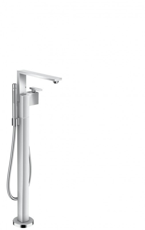 Смеситель для ванной Hansgrohe Axor Edge напольный с алмазной огранкой 46441000