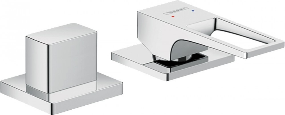 Смеситель на борт ванны Hansgrohe Metropol на 2 отверстия с рукояткой-петлей хром 74548000