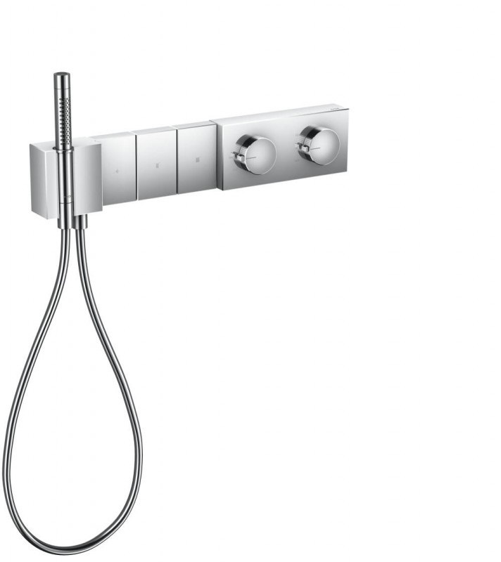 Термостат для душа Hansgrohe Axor Edge с ручным душем 3 потребителя 46710000