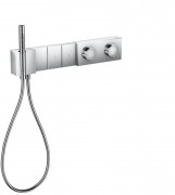 Термостат для душа Hansgrohe Axor Edge 3 потребителя с алмазной огранкой 46711000