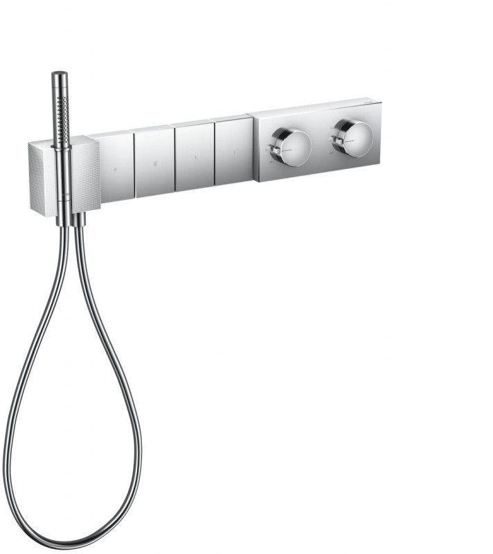 Термостат для душа Hansgrohe Axor Edge 4 потребителя с алмазной огранкой 46721000