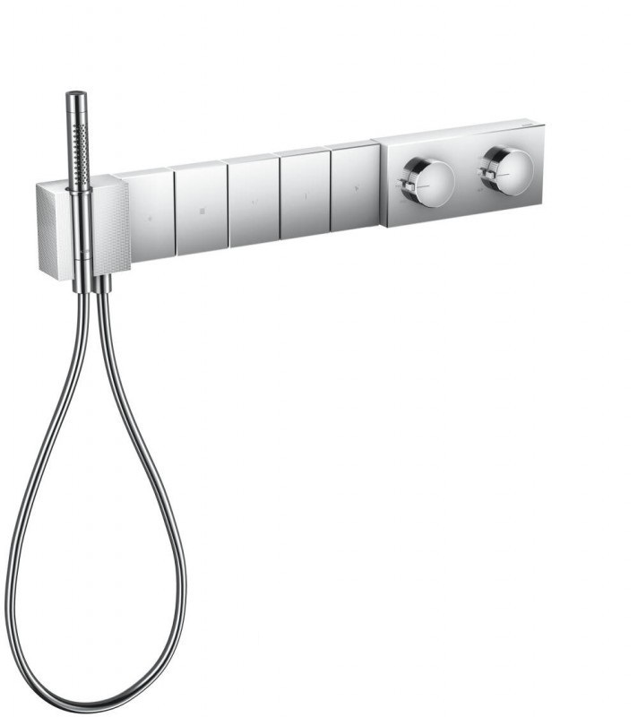Термостат для душа Hansgrohe Axor Edge 5 потребителей с алмазной огранкой 46731000