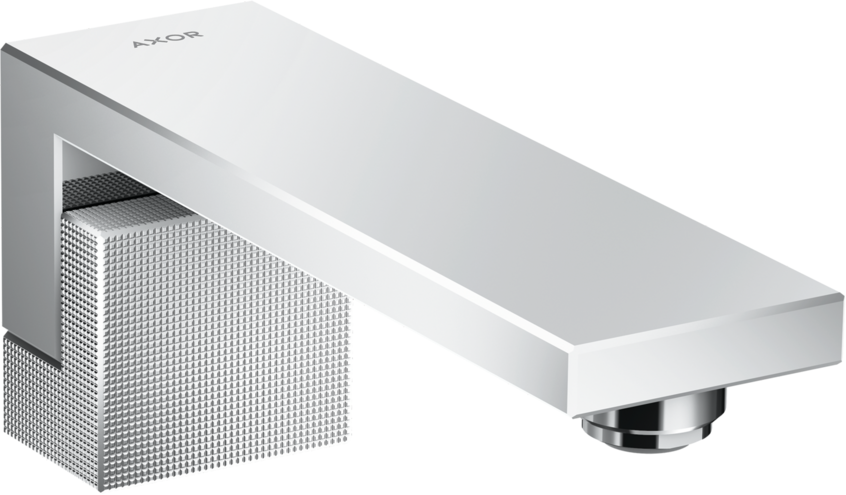 Излив для ванны Hansgrohe Axor Edge с алмазной огранкой хром 46411000