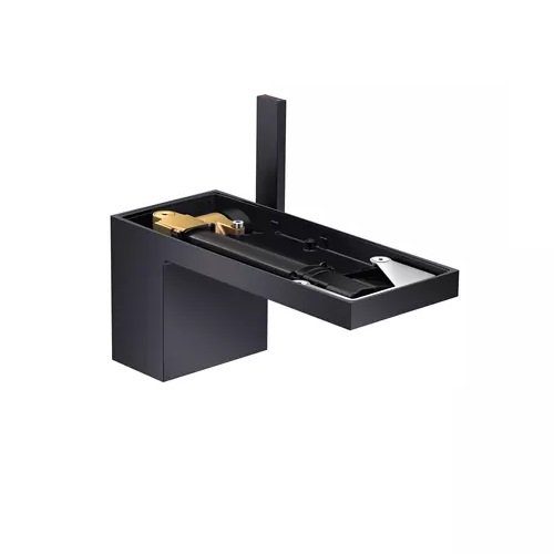 Змішувач для раковини Hansgrohe Axor MyEdition без панелі чорний матовий 47012350