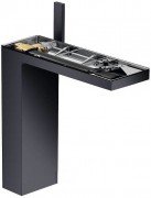 Смеситель для раковины Hansgrohe Axor MyEdition без панели чёрный матовый 47022350