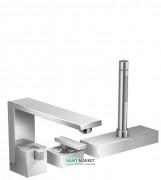 Смеситель на борт ванны Hansgrohe Axor Edge с алмазной огранкой хром 46431000