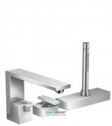 Смеситель на борт ванны Hansgrohe Axor Edge с алмазной огранкой хром 46431000