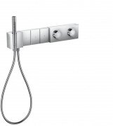 Термостат для душа Hansgrohe Axor Edge 3 потребителя с алмазной огранкой 46711000