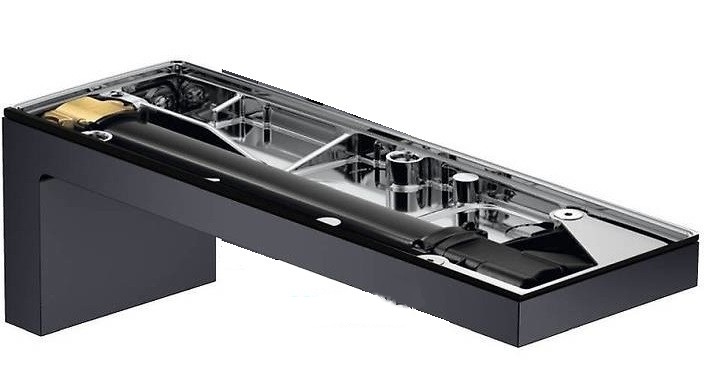 Излив для ванны Hansgrohe Axor MyEdition без пластины чёрный матовый 47412350