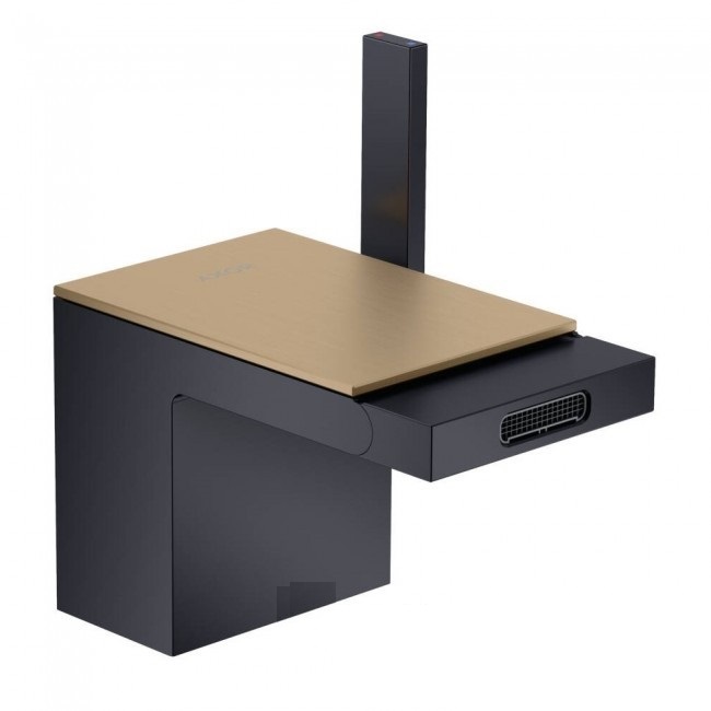 Змішувач для біде Hansgrohe Axor MyEdition чорний матовий / брашірованная бронза 47210360