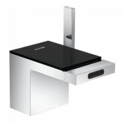 Смеситель для биде Hansgrohe Axor MyEdition белый/чёрное стекло 47210600