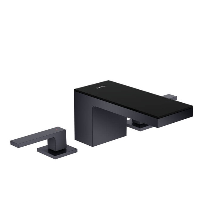 Змішувач для раковини Hansgrohe Axor MyEdition чорний матовий / чорне скло 47050350
