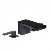 Змішувач для раковини Hansgrohe Axor MyEdition чорний матовий / чорне скло 47050350