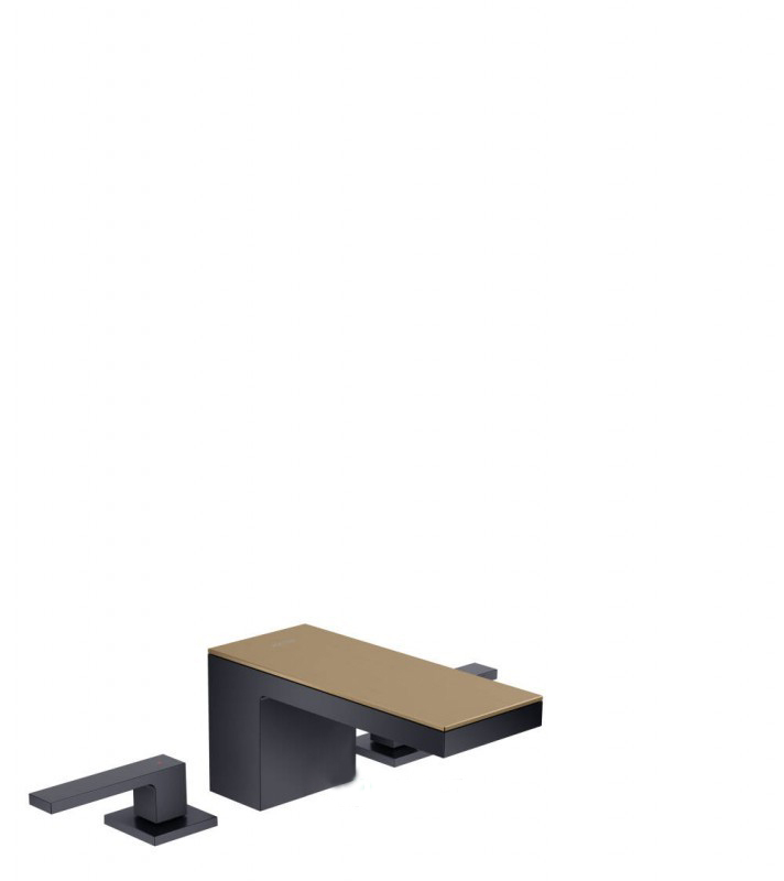 Змішувач для раковини Hansgrohe Axor MyEdition чорний матовий / брашірованная бронза 47050360