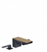 Смеситель для раковины Hansgrohe Axor MyEdition чёрный матовый/брашированная бронза 47050360