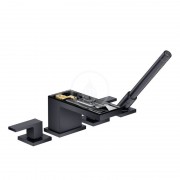 Смеситель на борт ванны Hansgrohe Axor MyEdition без пластины чёрный матовый 47432350