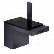 Смеситель для биде Hansgrohe Axor MyEdition чёрный матовый/чёрное стекло 47210350