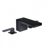 Смеситель для раковины Hansgrohe Axor MyEdition чёрный матовый/чёрное стекло 47050350