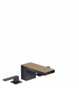 Смеситель для раковины Hansgrohe Axor MyEdition чёрный матовый/брашированная бронза 47050360