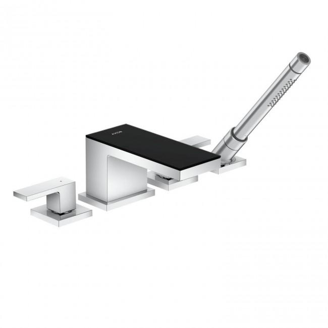 Змішувач на борт ванни Hansgrohe Axor MyEdition хром / чорне скло 47430600