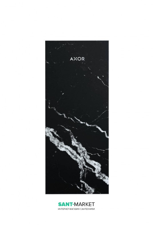 Пластина для змішувача Hansgrohe Axor MyEdition 245 чорний мармур 47914000