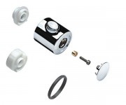 Рукоятка термостатичного змішувача Hansgrohe Ecostat хром / сірий 96618000