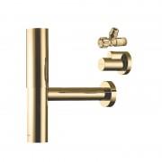 Дизайнерский сифон для раковины Hansgrohe Axor Flowstar золото 51304930