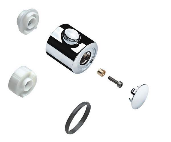 Рукоятка термостатического смесителя Hansgrohe Ecostat хром/серый 96618000