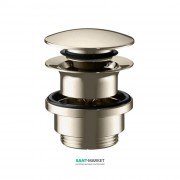 Сливной клапан Hansgrohe Axor Push-open шлифованный никель 51300820